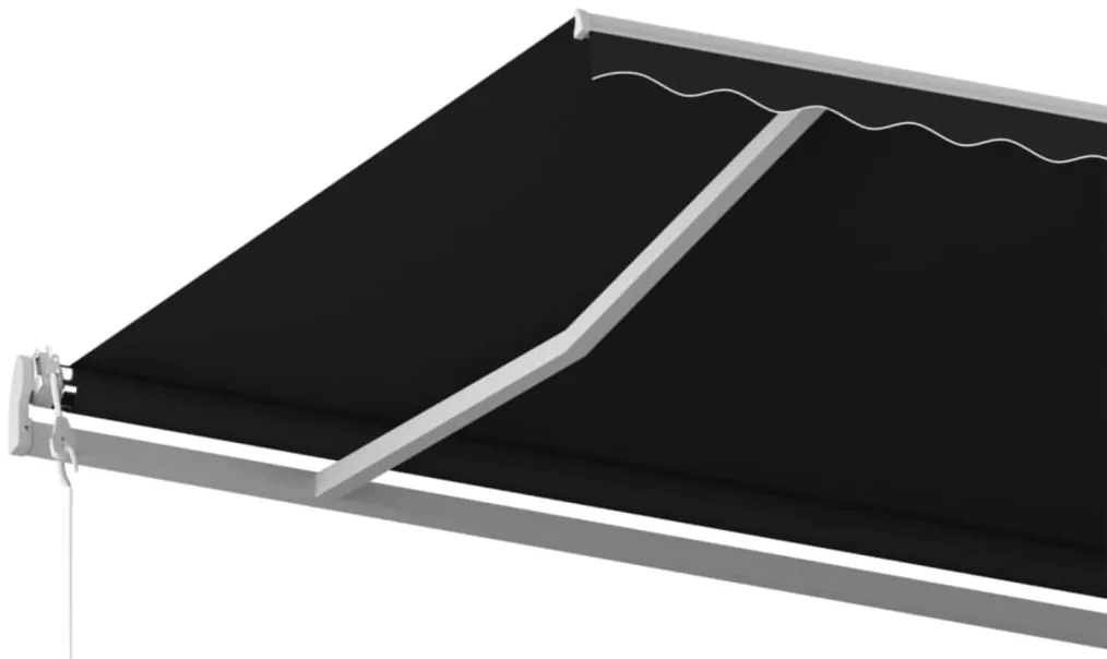Toldo retrátil manual 500x350 cm antracite