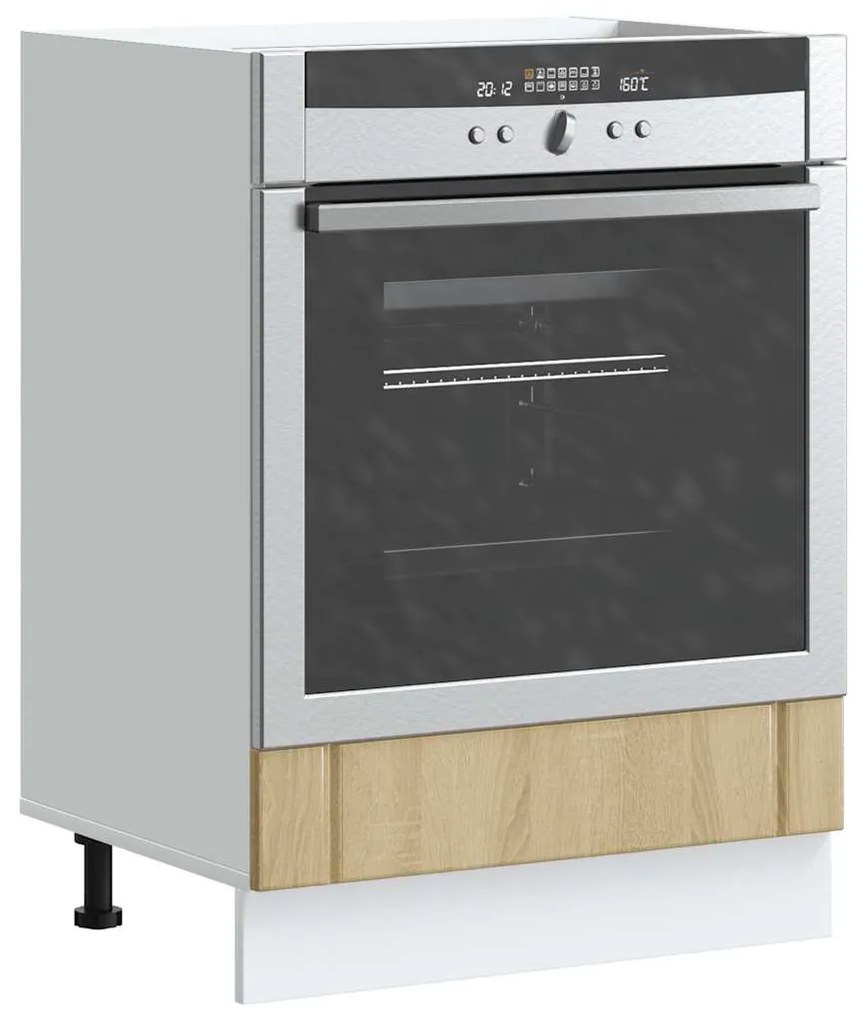 vidaXL Armário Forno Lucca derivados de madeira carvalho sonoma