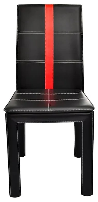 Cadeiras de Jantar 4 pcs Preto 46 x 38.5 x 91 cm