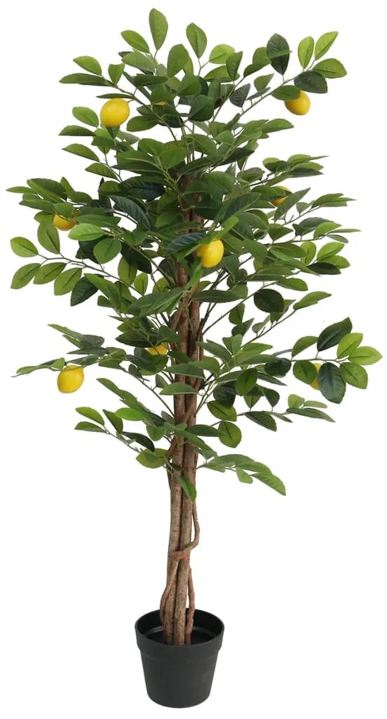 Limoeiro artificial com 3 troncos 120 cm PP verde