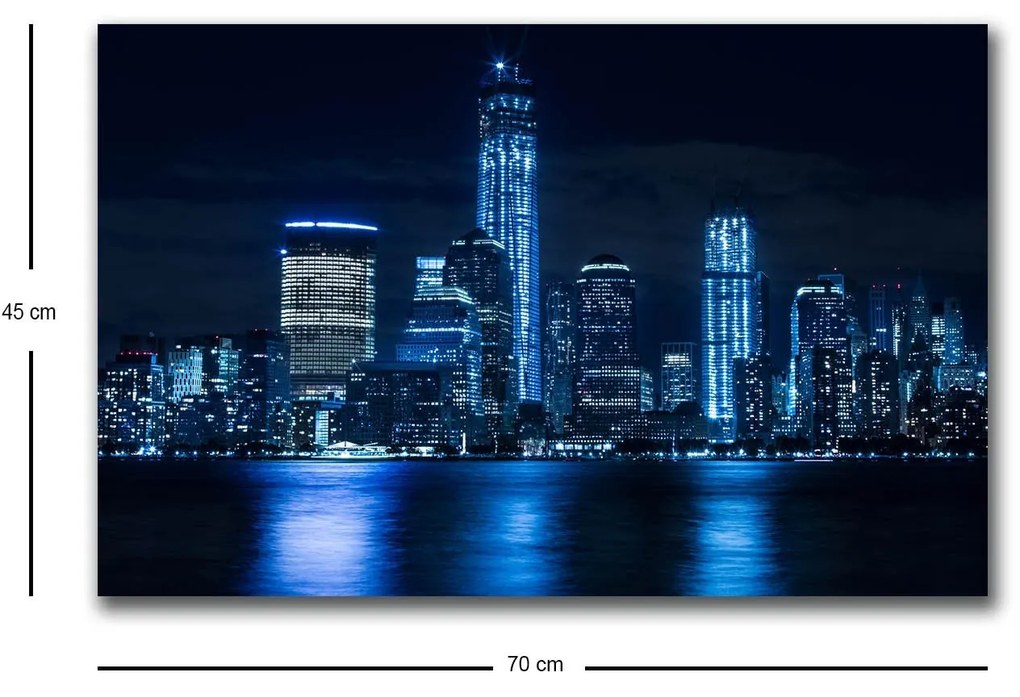 Quadro Decorativo em Tela LED 4570HDACT-095 – Multicolor – 45 x 70 cm