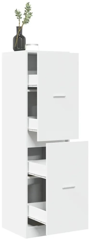 Armário boticário 40x41x144,5 cm derivados de madeira branco