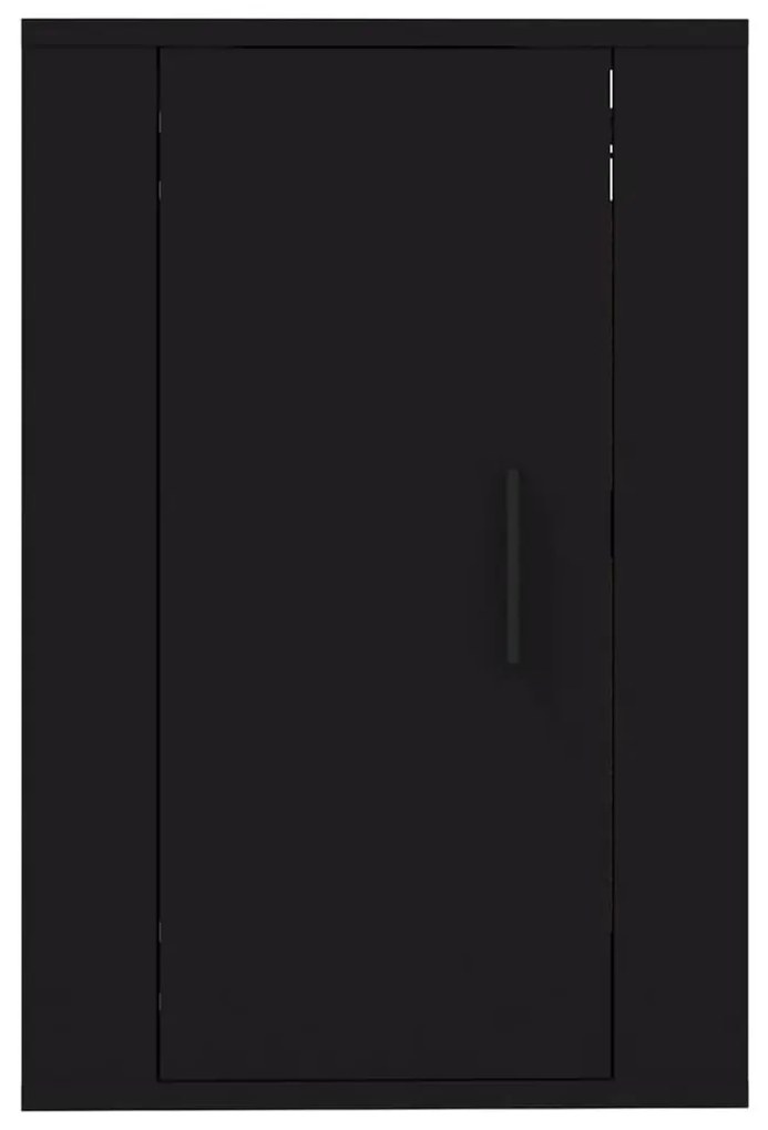 Móveis de TV de parede 2 pcs 40x34,5x60 cm preto