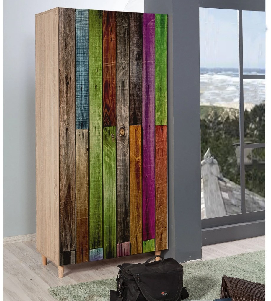Roupeiro Stil – Carvalho Sonoma – 90 cm x 192 cm x 52 cm