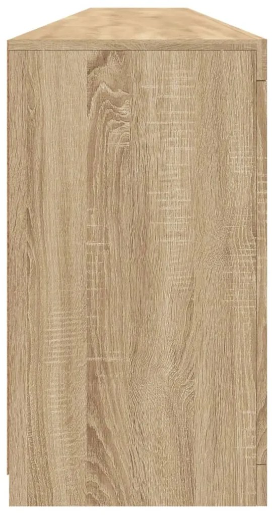 Aparador com luzes LED 283x37x67 cm carvalho sonoma
