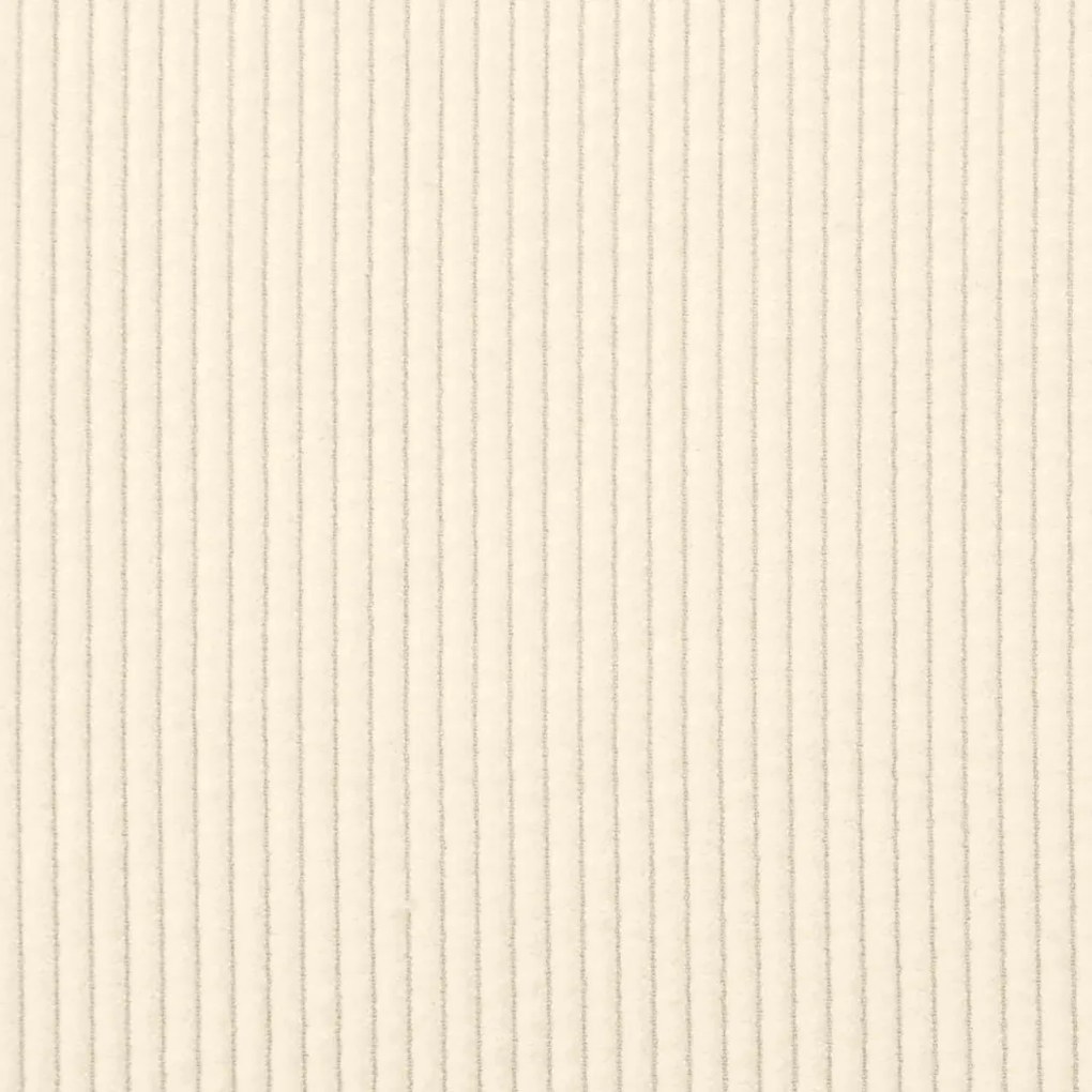 Chaise lounge com almofada tecido corduroy creme