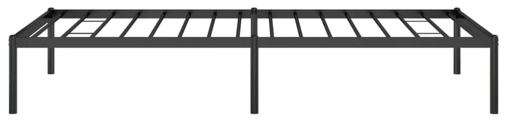 Estrutura de cama metal 90x190 cm preto