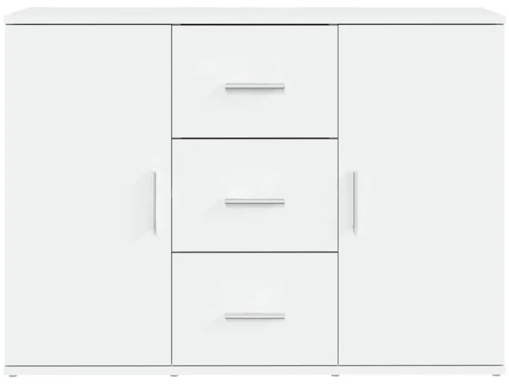 Aparador 91x29,5x65 cm derivados de madeira branco