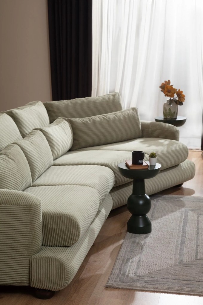 Sofá de 4 Lugares River – Verde – 330 cm x 105 cm x 90 cm