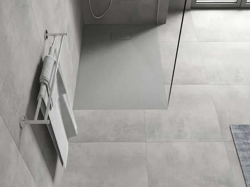 Mexen Hugo base de duche retangular SMC 100 x 80 cm, cinza - 42618010