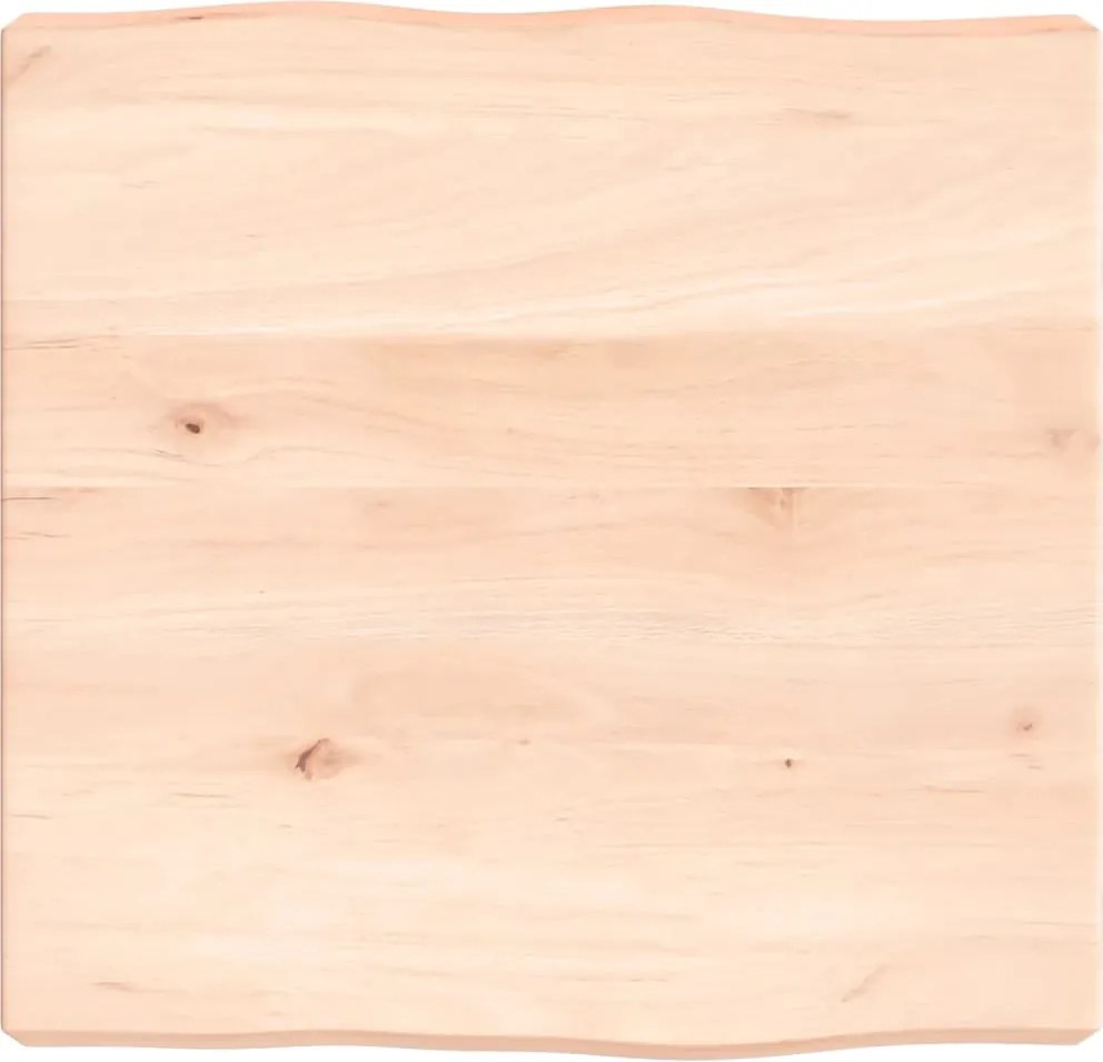 vidaXL Tampo de mesa c/ bordas vivas carvalho maciço não tratado