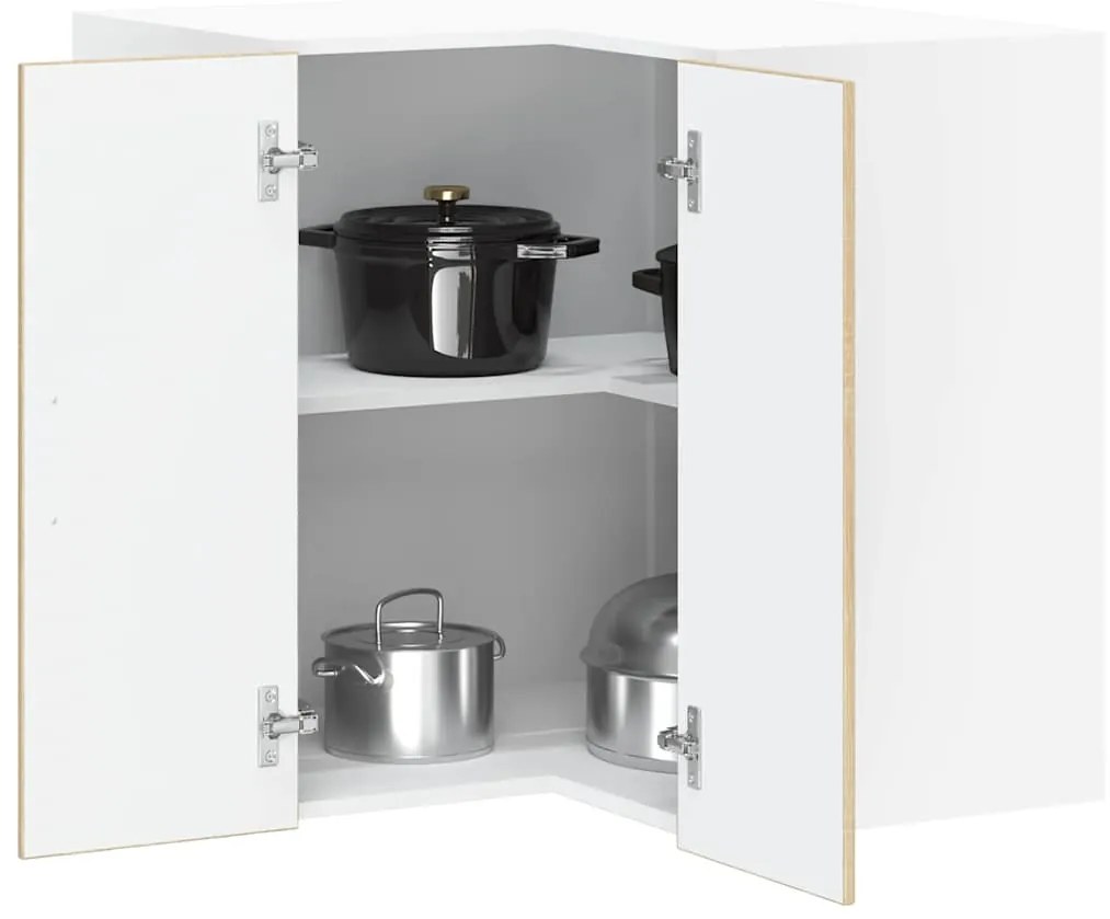 vidaXL Armário canto parede cozinha Porto madeira carvalho sonoma