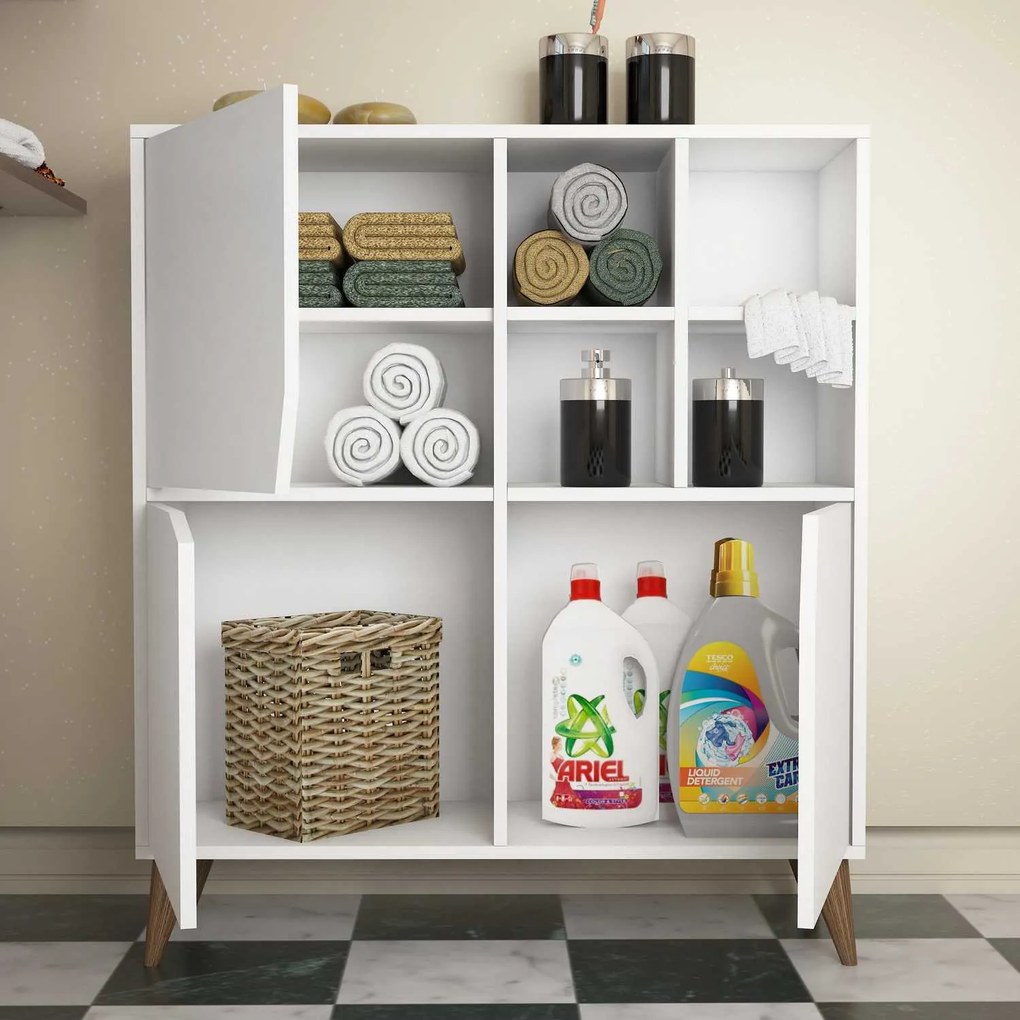 Armário Multiusos Pulse – Branco – 100x115x30 cm