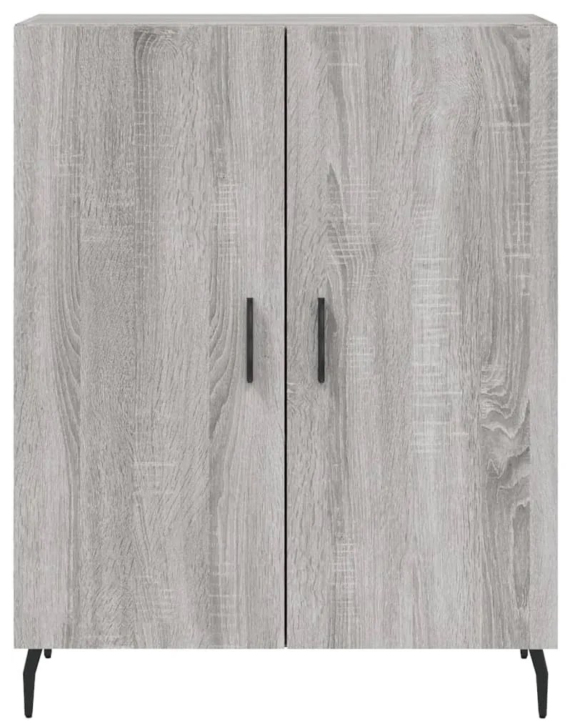 Armário alto 69,5x34x180 cm derivados de madeira sonoma cinza