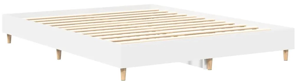 Estrutura de cama sem colchão 140x200 cm branco