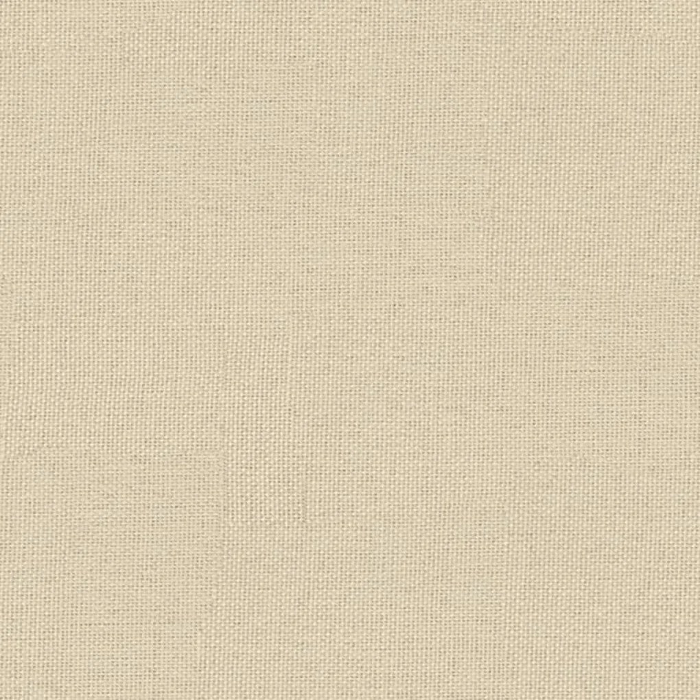 Sofá-cama com apoio de braços tecido cor creme