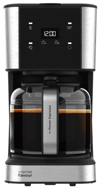 Máquina de café Coffee 66 Drop & Touch de filtro em aço inoxidável com capacidade para até 12 chávenas 