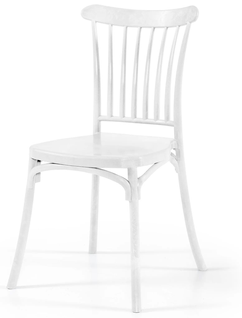 Cadeira HAVANA Branca - polipropileno com fibra de vidro - conjunto com 4 unidades