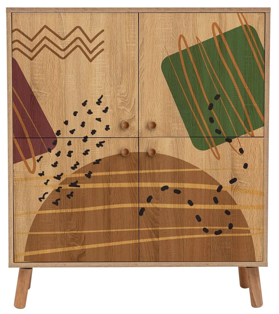 Conjunto de Mobiliário de Entrada Multilux – Sonomo Stone – Armário: 9
