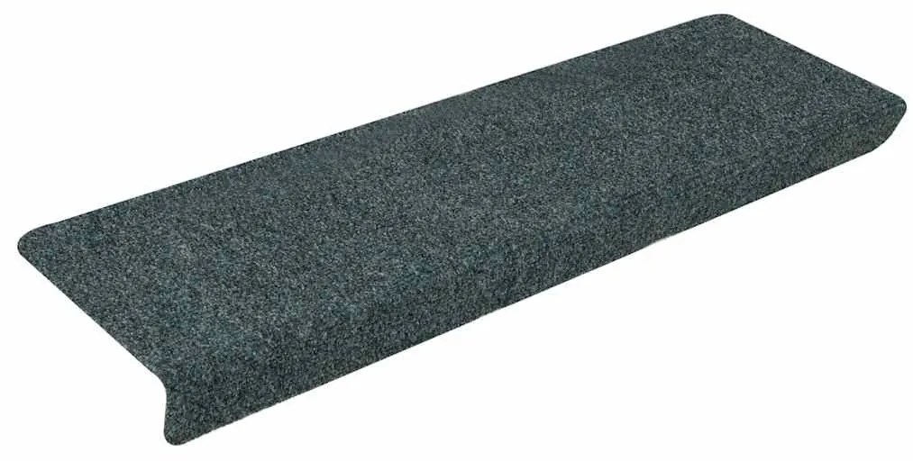 Tapetes de escada autoadesivos 30 pcs 65x21x4 cm verde