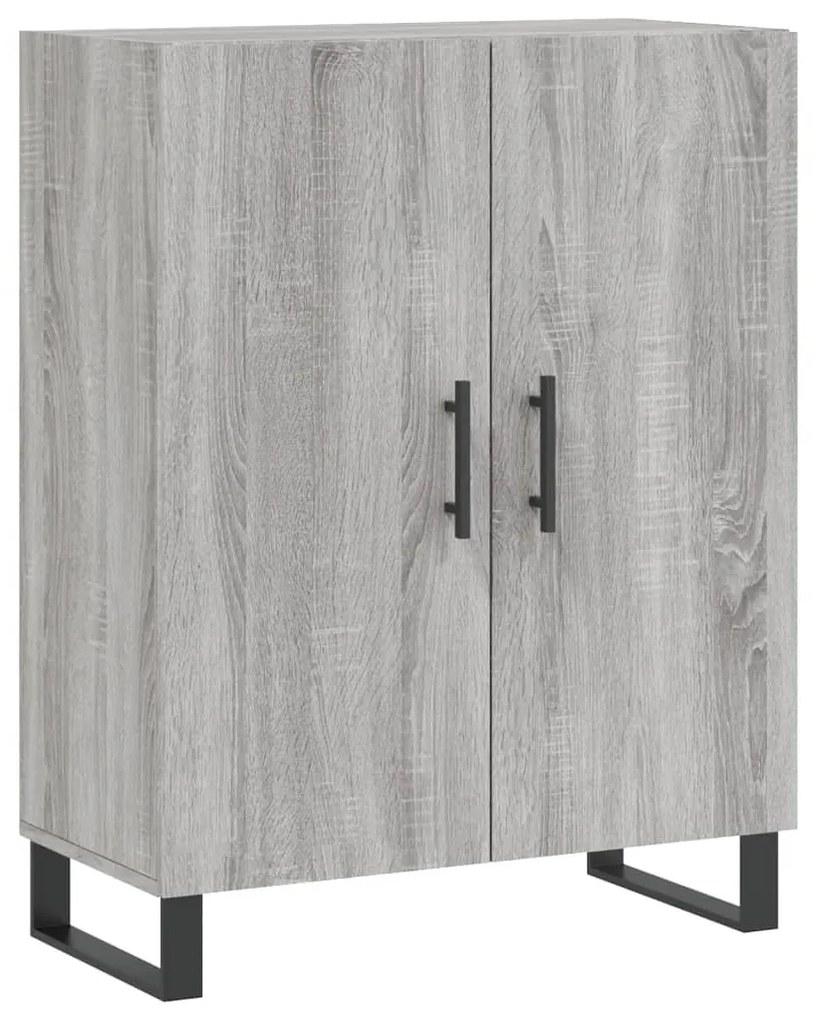 Armário alto 69,5x34x180 cm derivados de madeira sonoma cinza