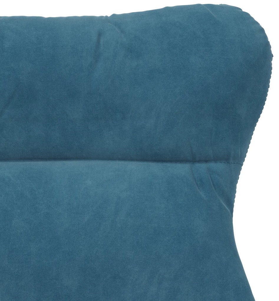 Poltrona Relaxante Veludo Azul