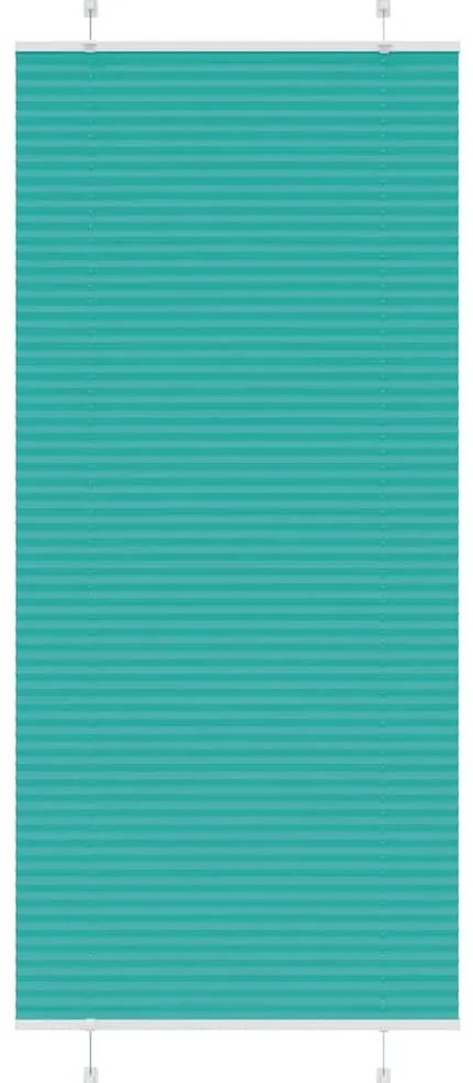Gasolina verde Plissada Cega 90x200 cm Largura Tecido 89,4 cm