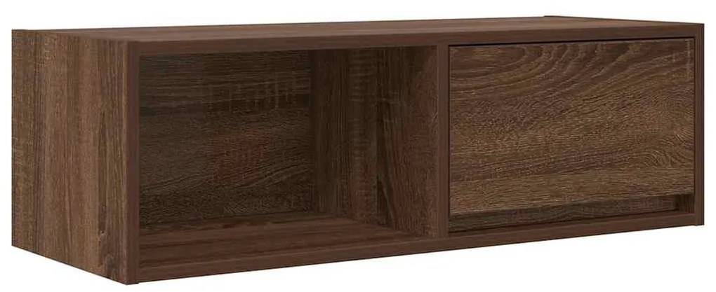 Móveis de TV 2pcs 80x31x25,5cm deriv. madeira carvalho castanho