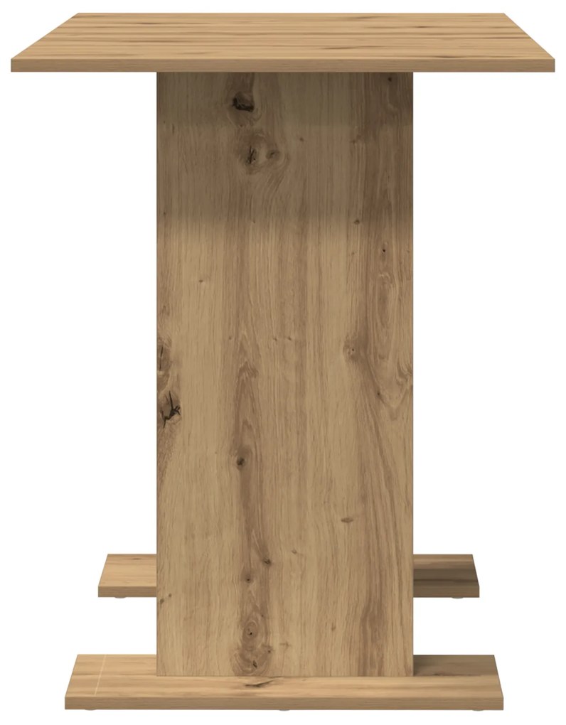 Mesa de Jantar vidaXL Artisan Oak 110x60x75 cm Madeira Engrenhada