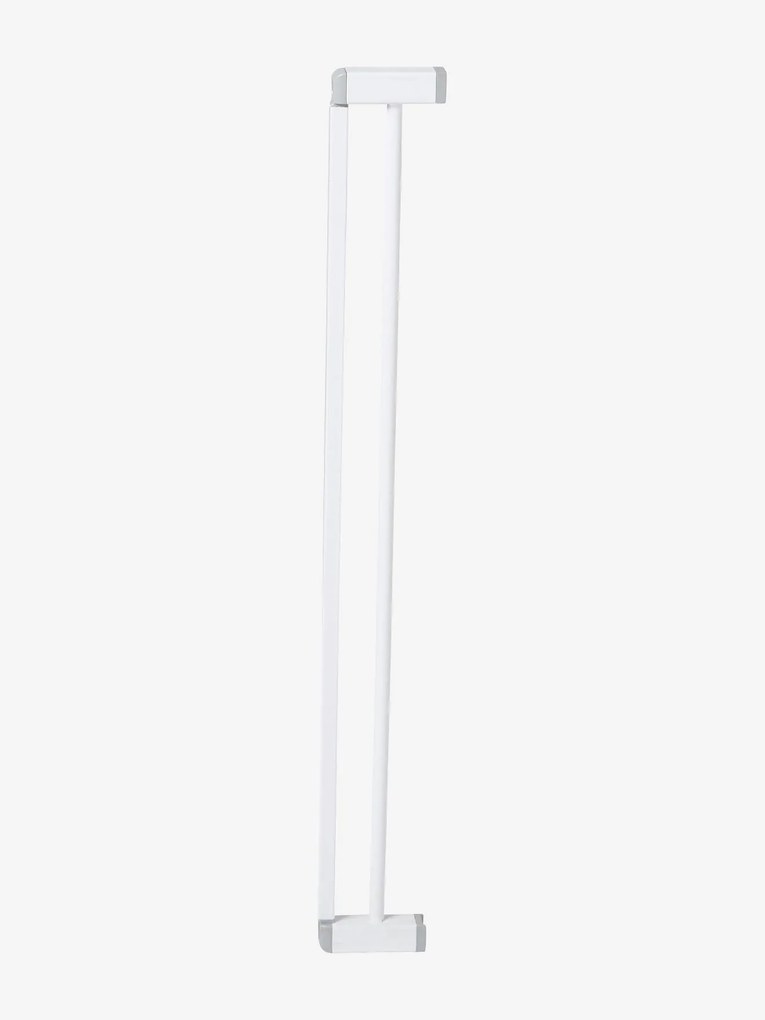 Extensão de 8,5 cm para a barreira de segurança em metal, VERTBAUDET branco claro liso