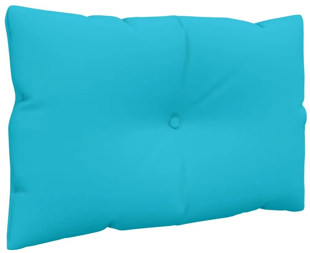 Almofadões p/ móveis de paletes 3 pcs tecido oxford turquesa