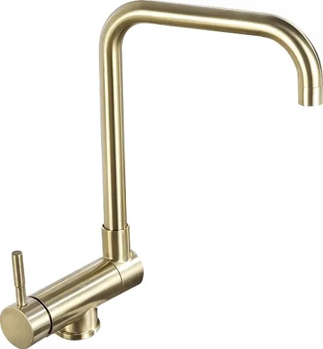 Mexen Madox misturadora de cozinha sob a janela, dourada escovada - 672000-50