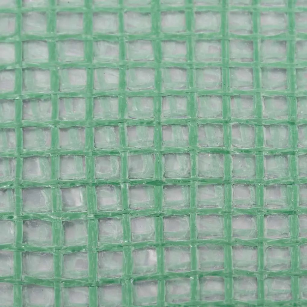 Cobertura de substituição p/ estufas 9 m² 200x450x200 cm verde