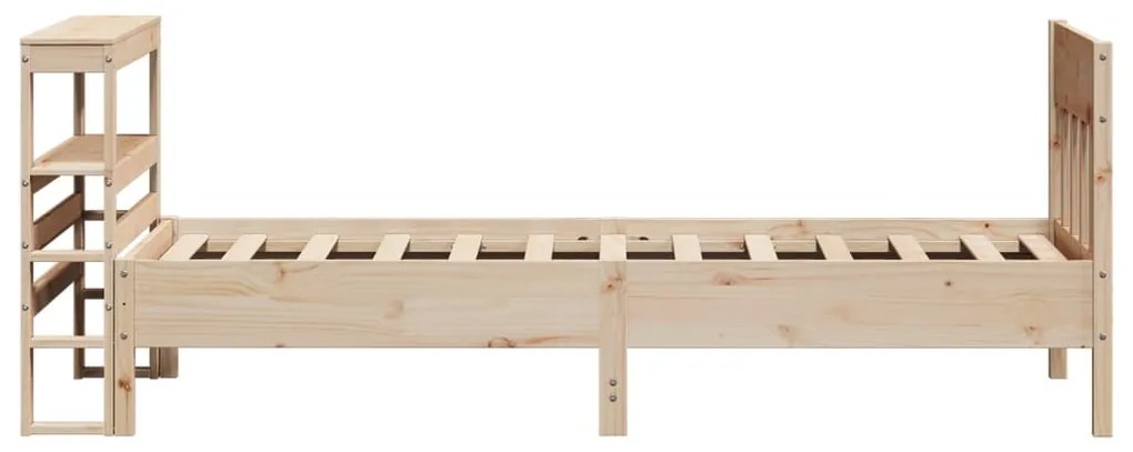Cama sem colchão 90x200 cm madeira de pinho maciça