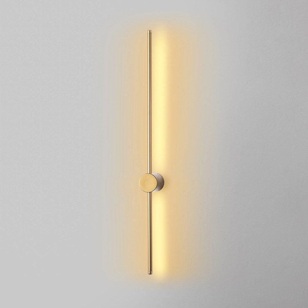 Lâmpada de Parede Sword - Dourada - 91cm x 10cm x 7cm