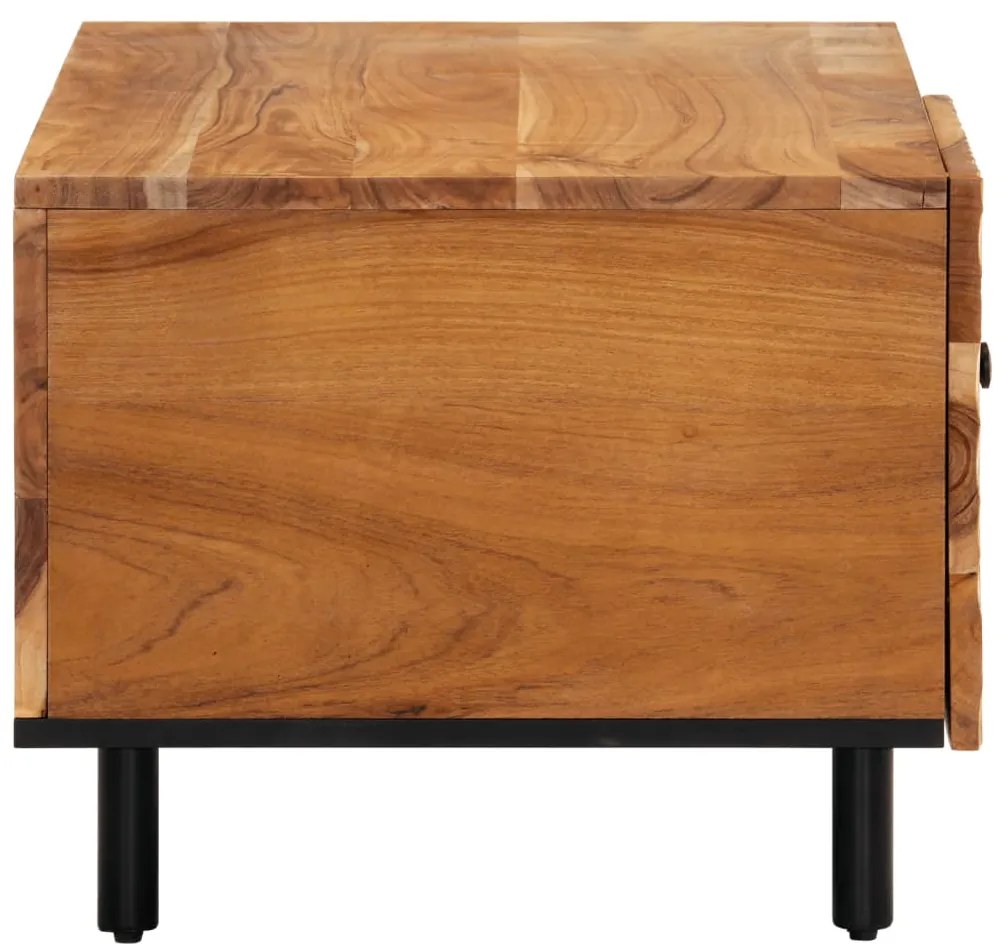 Mesa de centro 80x50x40 cm madeira de acácia maciça