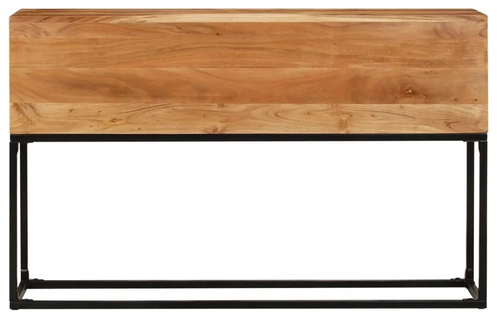 Mesa consola 120x30x75 cm madeira de acácia maciça