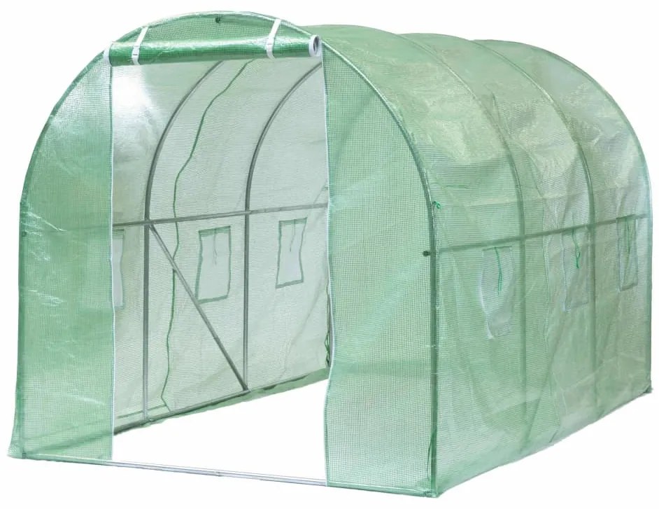 Estufa 3,5x2x2 m verde