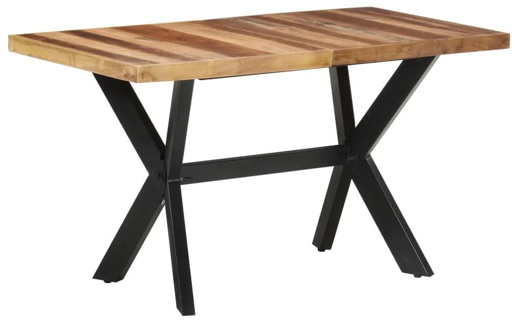 Mesa jantar 140x70x75 cm madeira maciça c/ acabamento a mel