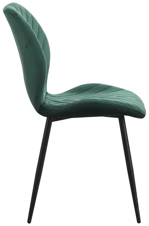 Cadeira Vica Veludo - Verde