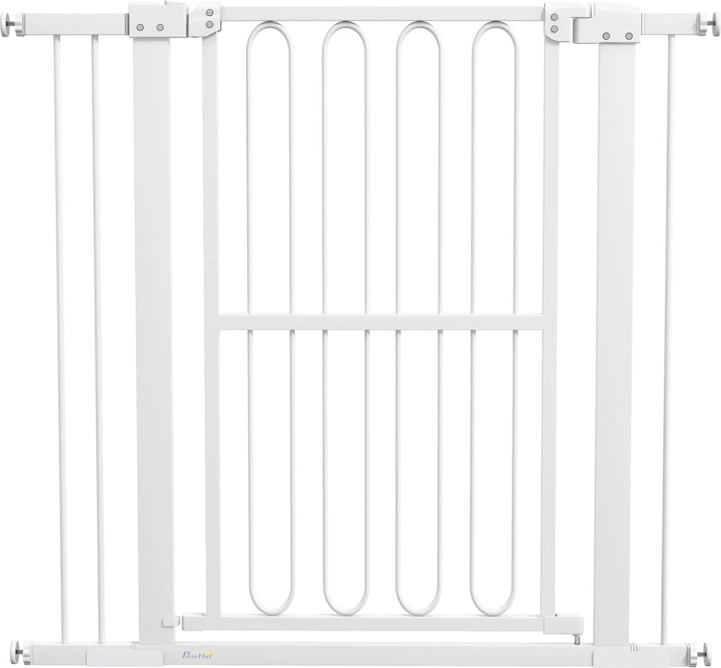PawHut Portão de proteção para cães, 76-104 cm Grade sem perfuração, Grade para escadas | Aosom Portugal