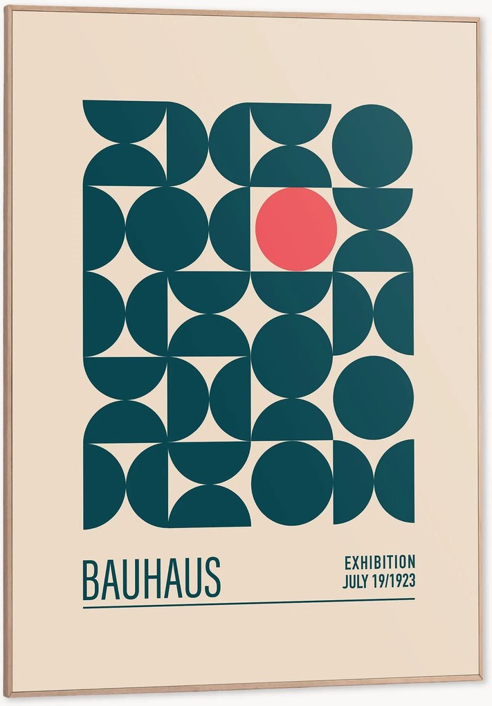 Impressão digital emoldurada Bauhaus