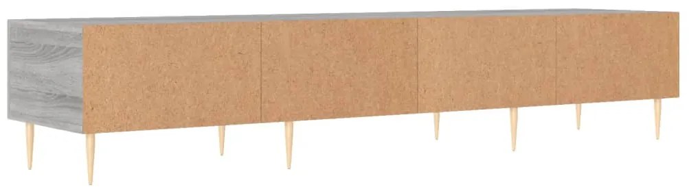 Móvel de TV 150x36x30 cm derivados de madeira cinzento sonoma