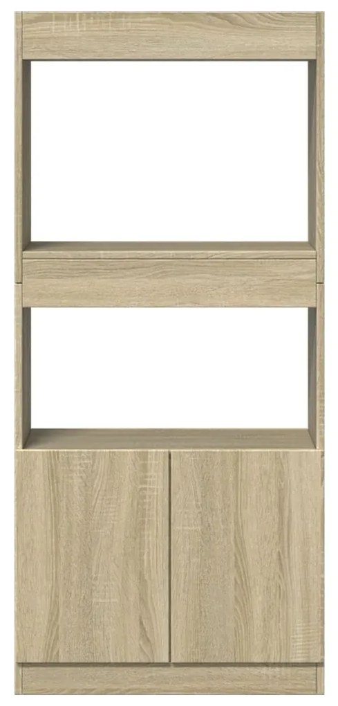 Armário alto 63x33x140 cm derivados de madeira carvalho sonoma