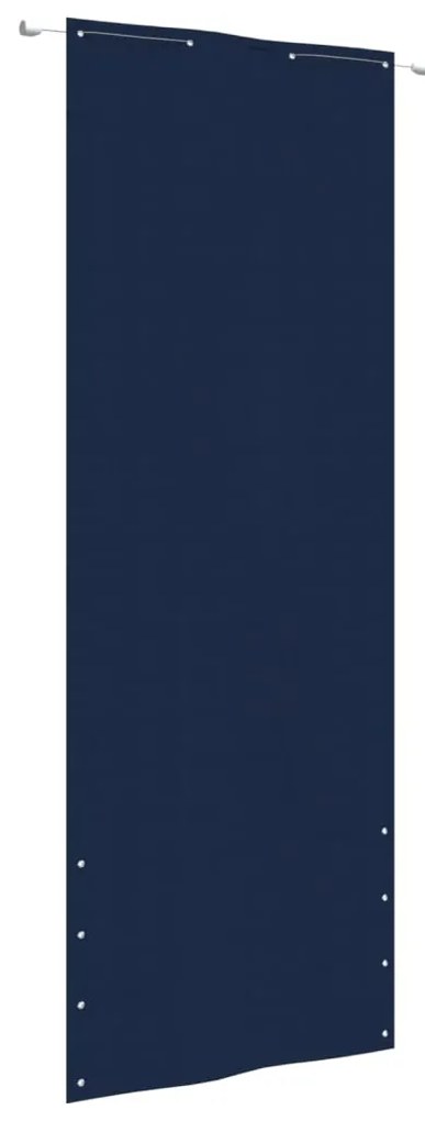 vidaXL Tela de varanda 80x240 cm tecido oxford azul