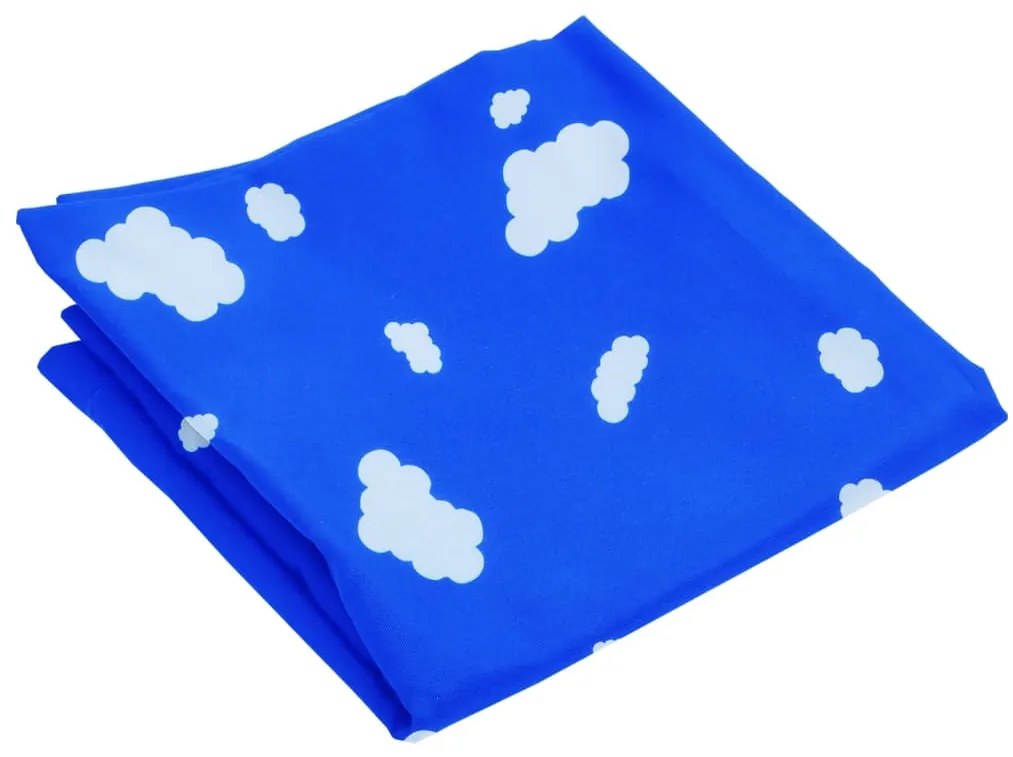 Assentos de baloiço 2pcs c/ pedras de escalada polietileno azul