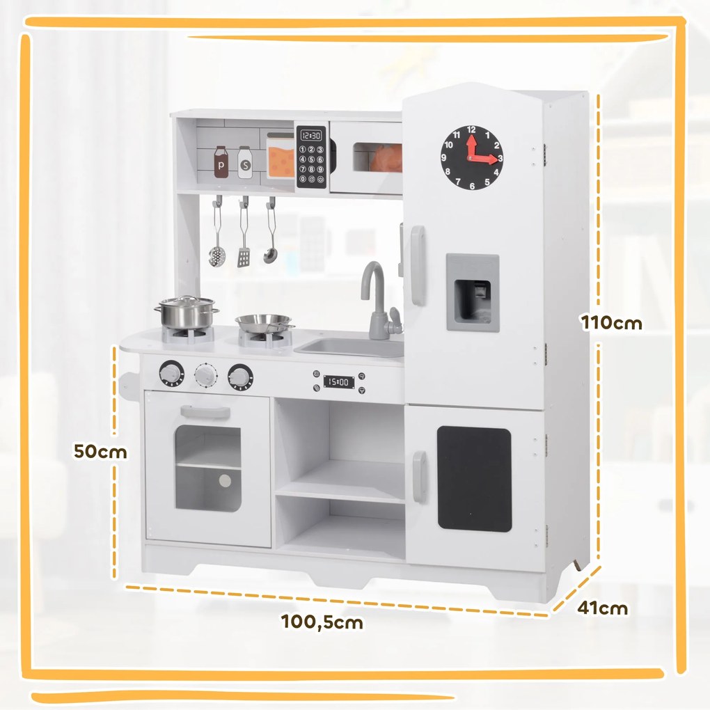 AIYAPLAY Cozinha de Madeira para Crianças acima de 3 Anos Cozinha Infa