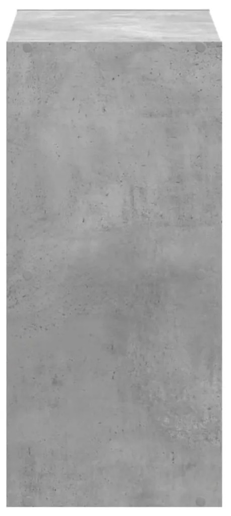 Estante 68,5x32x68,5 cm derivados de madeira cinzento cimento