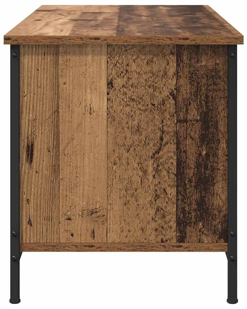 Gabinete para TV com prateleira Madeira antiga 100 x 40 x 45 cm