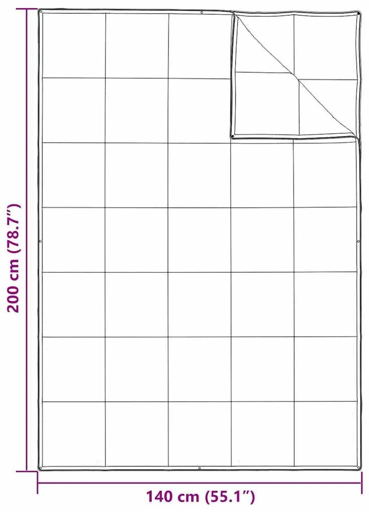 Colchas &amp; Duvets Branco 140 x 200 cm Penugem